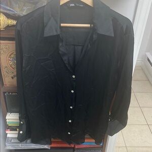 Zara Midnight Black Shirt